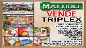 Triplex 4 Amb. Patio con Parrilla. Estacionamiento.