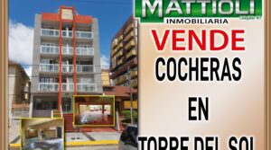 VENTA DE COCHERAS EN TORRE DEL SOL